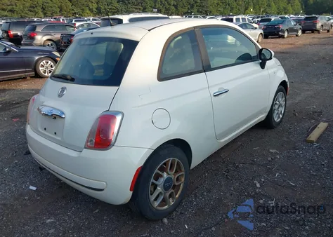 2012 Fiat 500 Pop из США, поврежденный, VIN 3C3CFFAR3CT125047